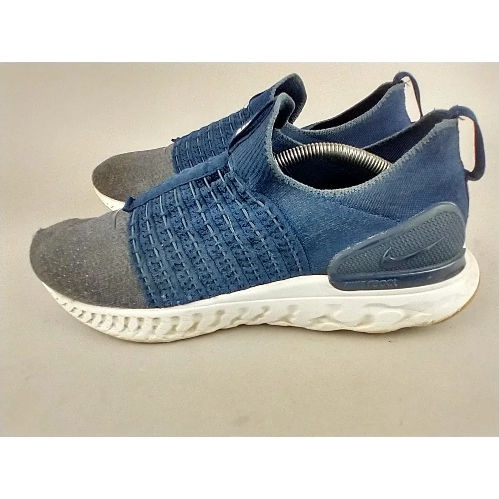 Nike React‎ Phantom Run Flyknit 2 Mens Midnight Navy Blue CJ0277-401 Size 12.5